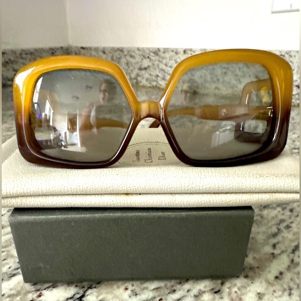 1960s Vintage DIOR “CD “ OPTYL Sunglasses- ONE OF A KIND- DEADSTOCK